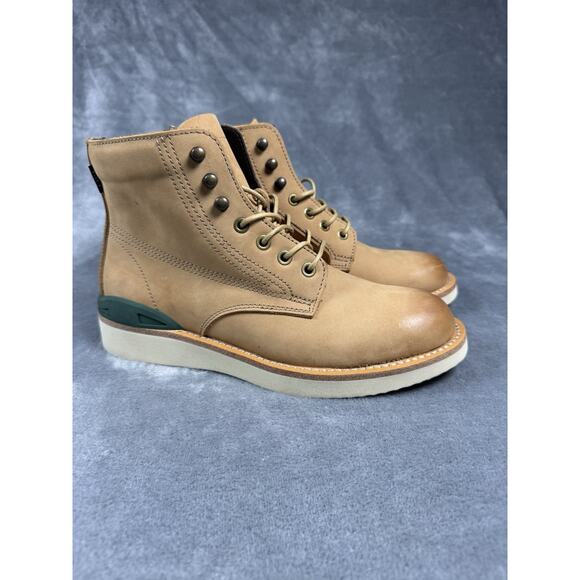 TAFT Leather Boots Mens Size 7.5 LaceUp Cap Toe Casual Dress Workwear Style - Picture 1 of 13